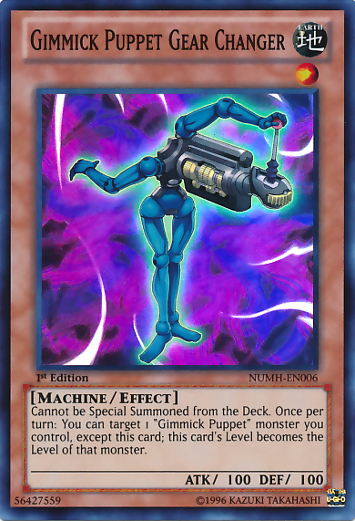 Gimmick Puppet Gear Changer [NUMH-EN006] Super Rare | L.A. Mood Comics and Games