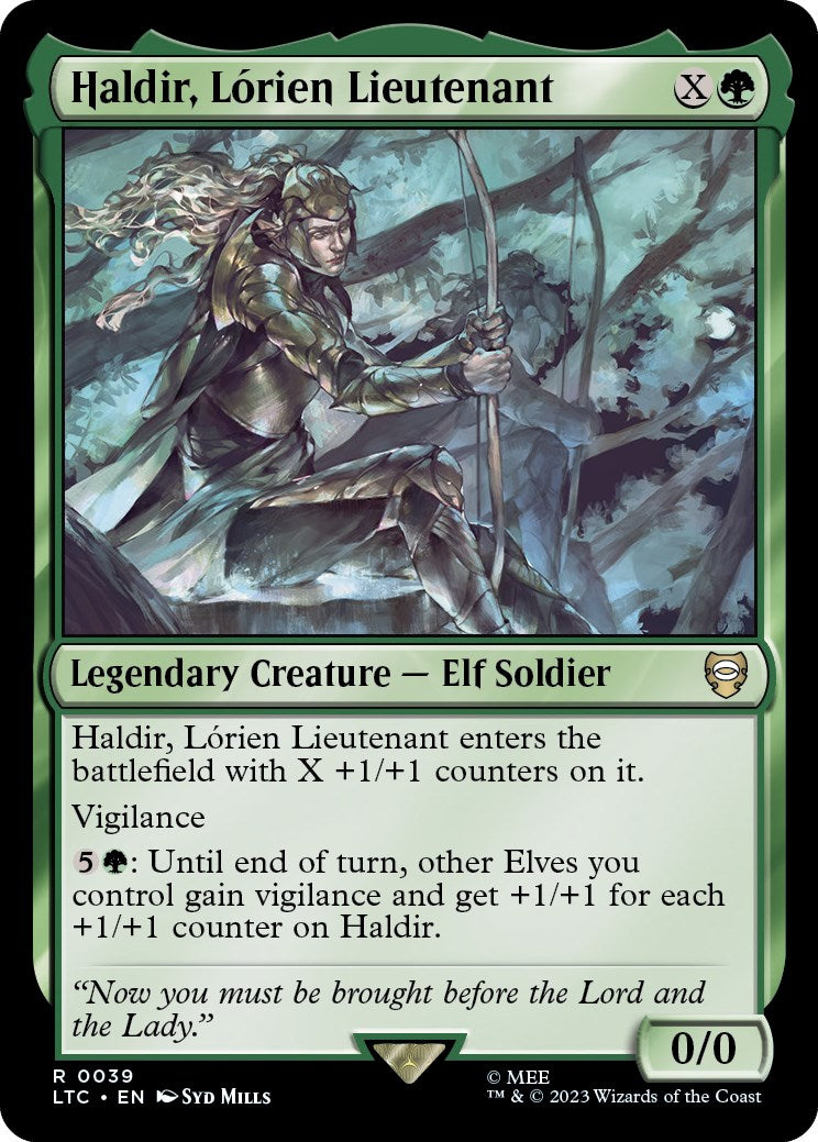 Haldir, Lorien Lieutenant [The Lord of the Rings: Tales of Middle-Earth Commander] | L.A. Mood Comics and Games