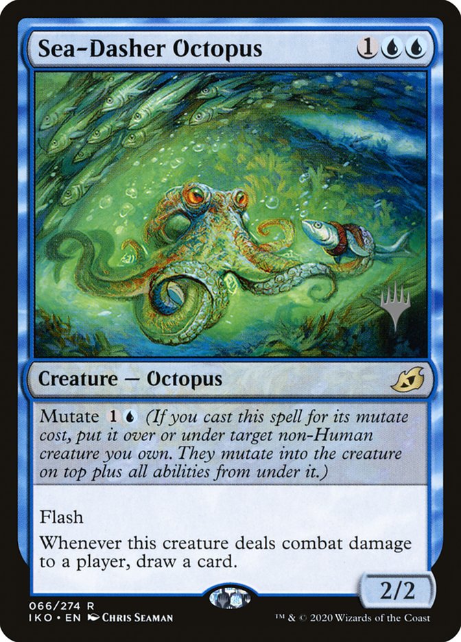 Sea-Dasher Octopus (Promo Pack) [Ikoria: Lair of Behemoths Promos] | L.A. Mood Comics and Games