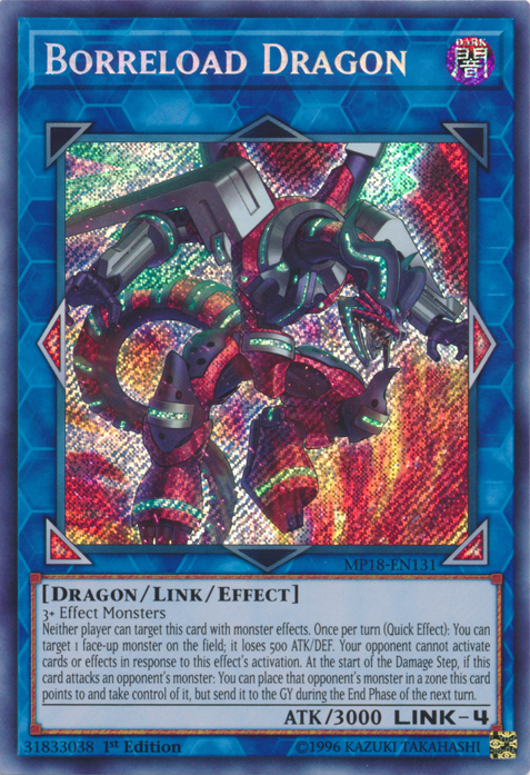 Borreload Dragon [MP18-EN131] Secret Rare | L.A. Mood Comics and Games