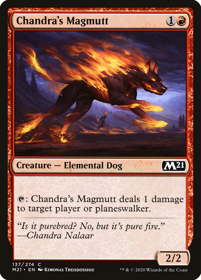 Chandra's Magmutt [Core Set 2021] | L.A. Mood Comics and Games