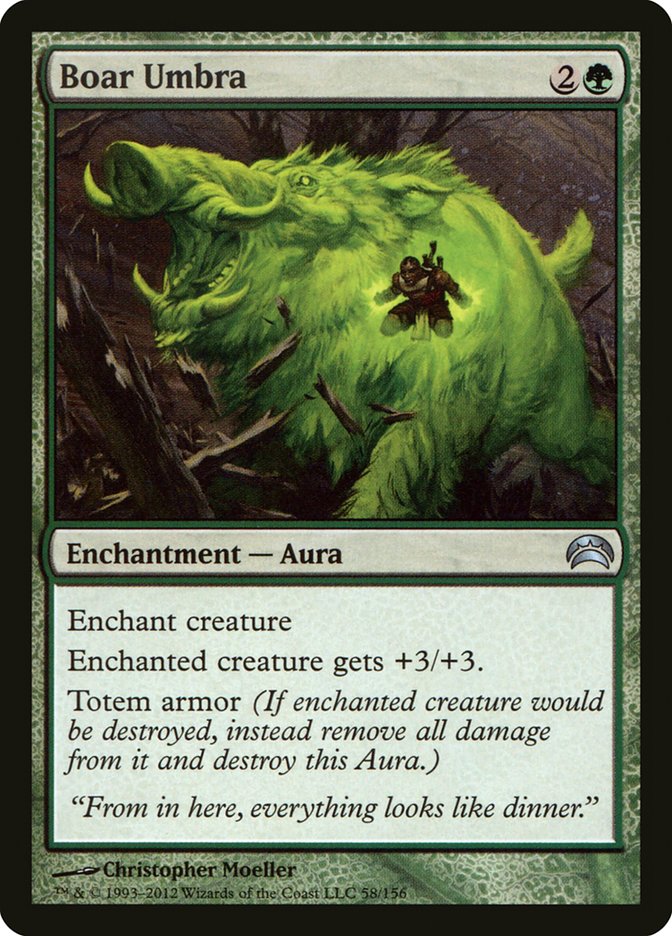 Boar Umbra [Planechase 2012] | L.A. Mood Comics and Games