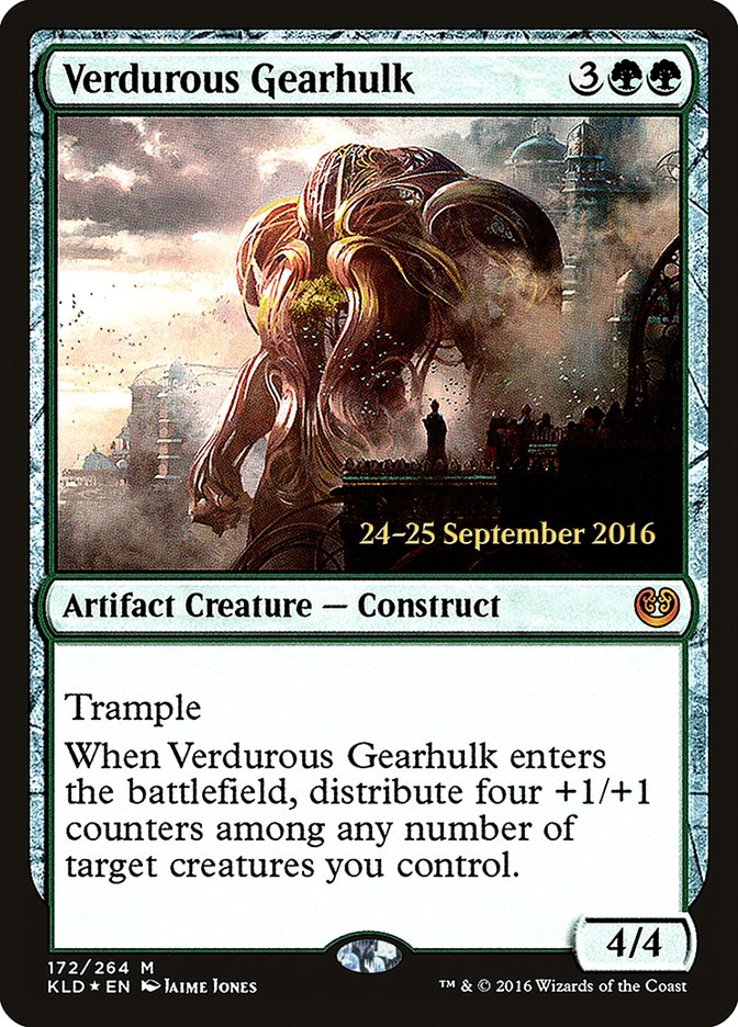 Verdurous Gearhulk [Kaladesh Prerelease Promos] | L.A. Mood Comics and Games