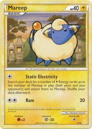 Mareep (13/30) [HeartGold & SoulSilver: Trainer Kit - Raichu] | L.A. Mood Comics and Games