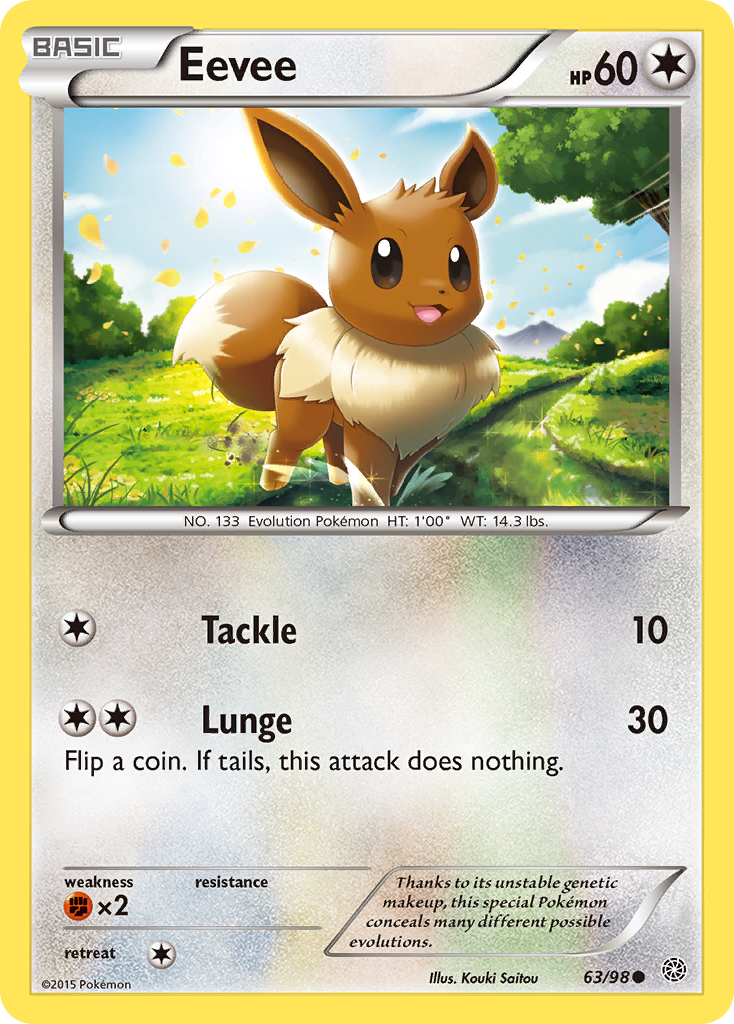 Eevee (63/98) [XY: Ancient Origins] | L.A. Mood Comics and Games