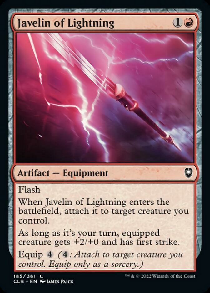 Javelin of Lightning [Commander Legends: Battle for Baldur's Gate] | L.A. Mood Comics and Games