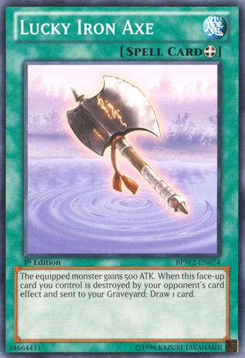 Lucky Iron Axe [BPW2-EN074] Common | L.A. Mood Comics and Games