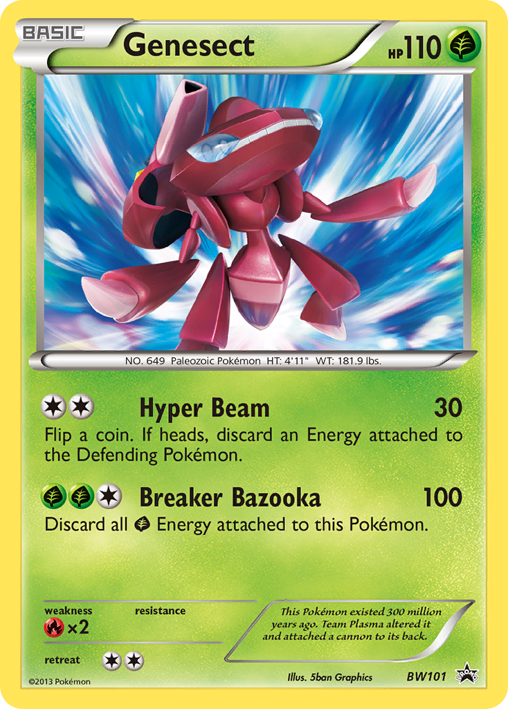 Genesect (BW101) [Black & White: Black Star Promos] | L.A. Mood Comics and Games