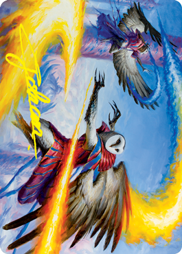 Teach by Example Art Card (Gold-Stamped Signature) [Strixhaven: School of Mages Art Series] | L.A. Mood Comics and Games