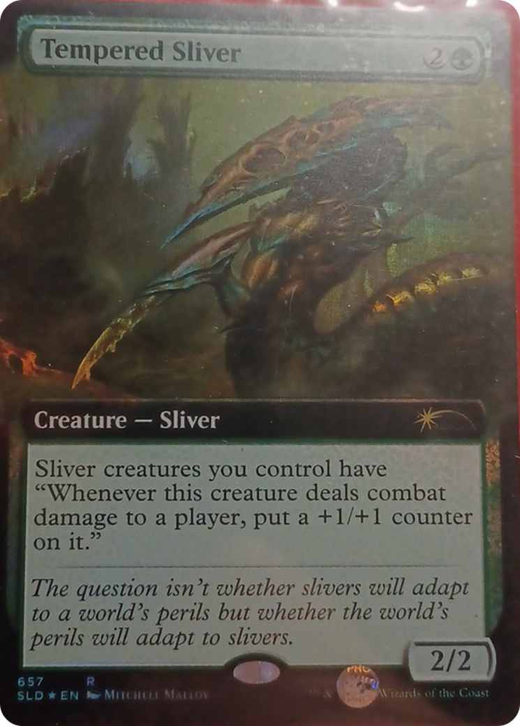 Tempered Sliver (Extended Art) [Secret Lair Drop Promos] | L.A. Mood Comics and Games