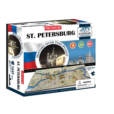 Puzzle 4D Cityscape: St. Petersburg, Russia (1245 Pieces) | L.A. Mood Comics and Games