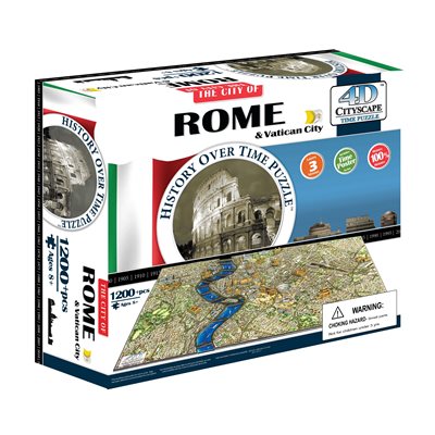 Puzzle 4D Cityscape: Rome, Italy (1241 Pieces) | L.A. Mood Comics and Games
