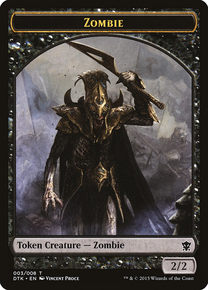 Zombie Token [Dragons of Tarkir Tokens] | L.A. Mood Comics and Games