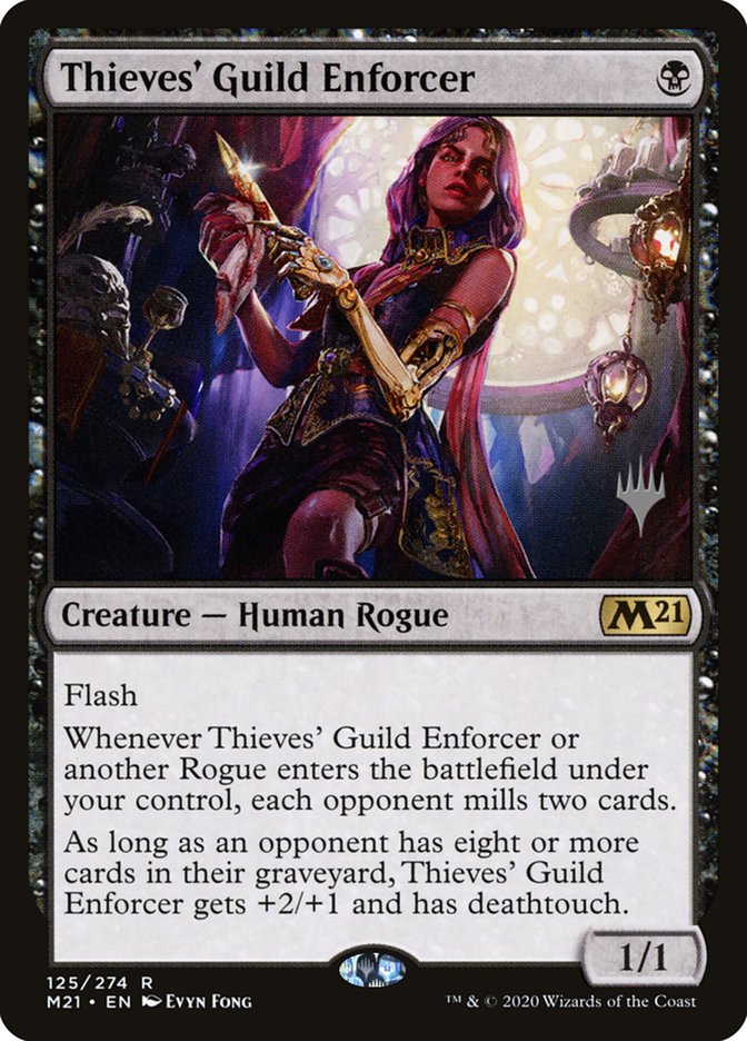Thieves' Guild Enforcer (Promo Pack) [Core Set 2021 Promos] | L.A. Mood Comics and Games