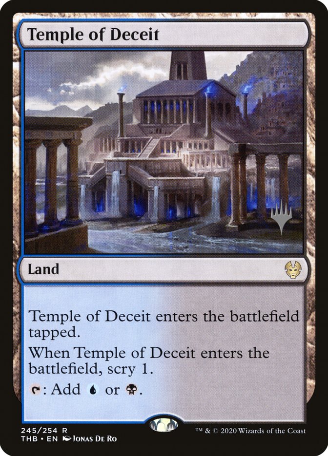 Temple of Deceit (Promo Pack) [Theros Beyond Death Promos] | L.A. Mood Comics and Games