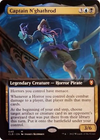 Captain N'ghathrod (Extended Art) [Commander Legends: Battle for Baldur's Gate] | L.A. Mood Comics and Games