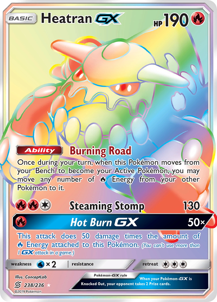 Heatran GX (238/236) [Sun & Moon: Unified Minds] | L.A. Mood Comics and Games