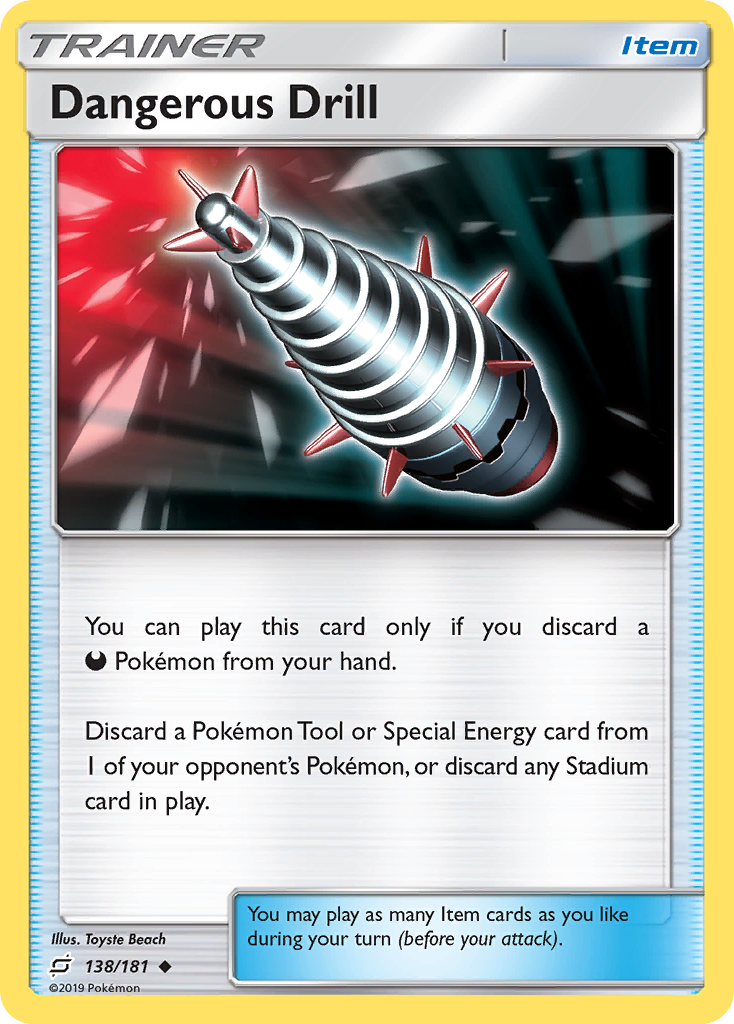 Dangerous Drill (138/181) [Sun & Moon: Team Up] | L.A. Mood Comics and Games