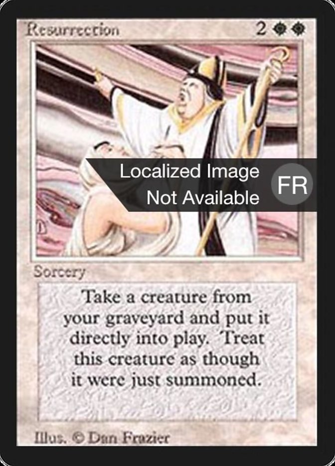 Resurrection [Foreign Black Border] | L.A. Mood Comics and Games