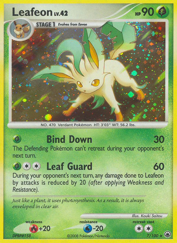 Leafeon (7/100) [Diamond & Pearl: Majestic Dawn] | L.A. Mood Comics and Games