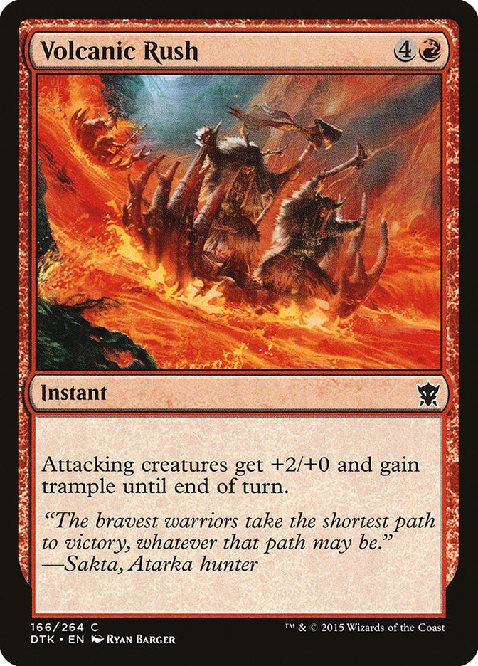 Volcanic Rush [Dragons of Tarkir] | L.A. Mood Comics and Games