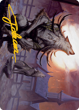 Lord of the Ulvenwald Art Card (Gold-Stamped Signature) [Innistrad: Midnight Hunt Art Series] | L.A. Mood Comics and Games