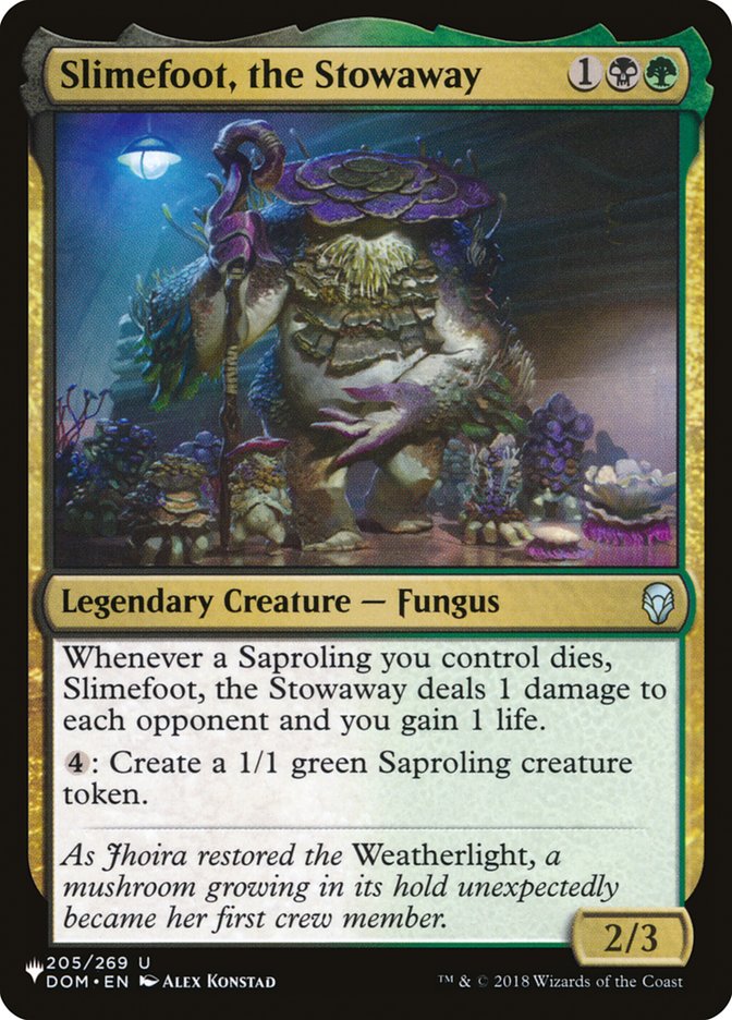 Slimefoot, the Stowaway [The List] | L.A. Mood Comics and Games