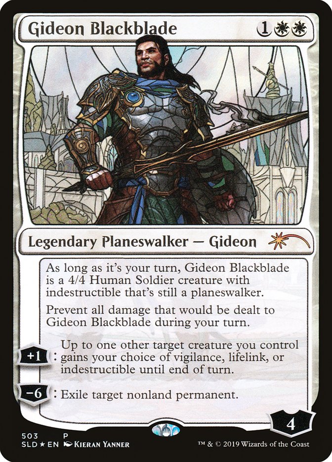 Gideon Blackblade (Stained Glass) [Secret Lair Drop Promos] | L.A. Mood Comics and Games