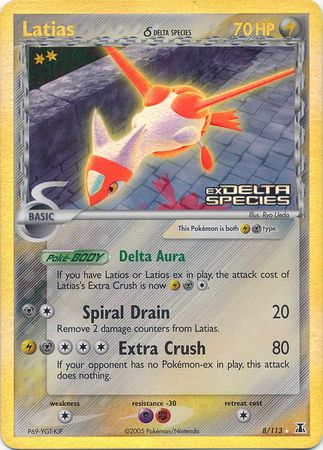 Latias (8/113) (Delta Species) (Stamped) [EX: Delta Species] | L.A. Mood Comics and Games