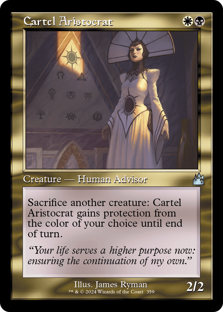 Cartel Aristocrat (Retro Frame) [Ravnica Remastered] | L.A. Mood Comics and Games