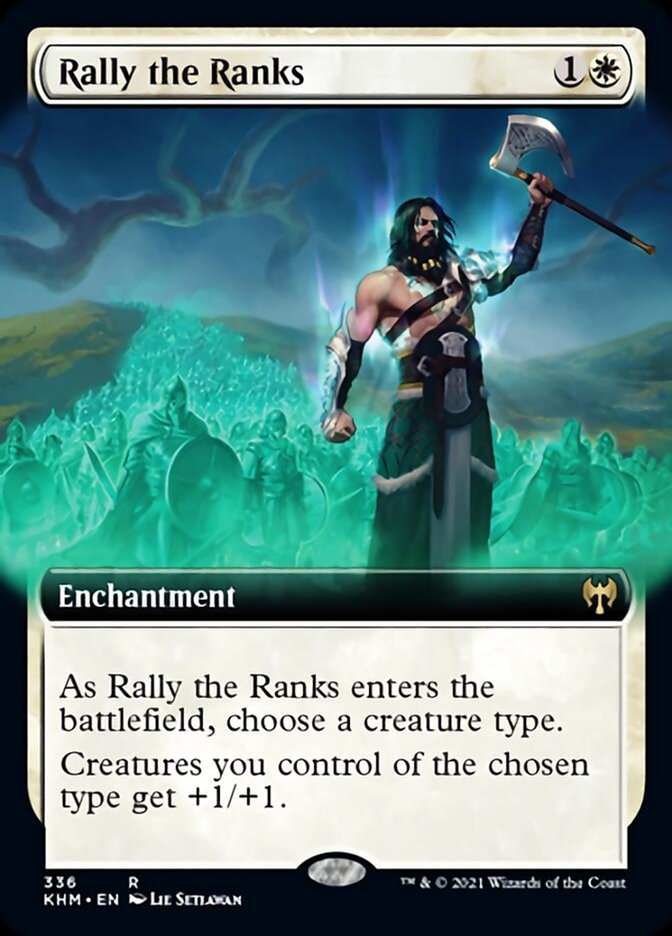 Rally the Ranks (Extended Art) [Kaldheim] | L.A. Mood Comics and Games