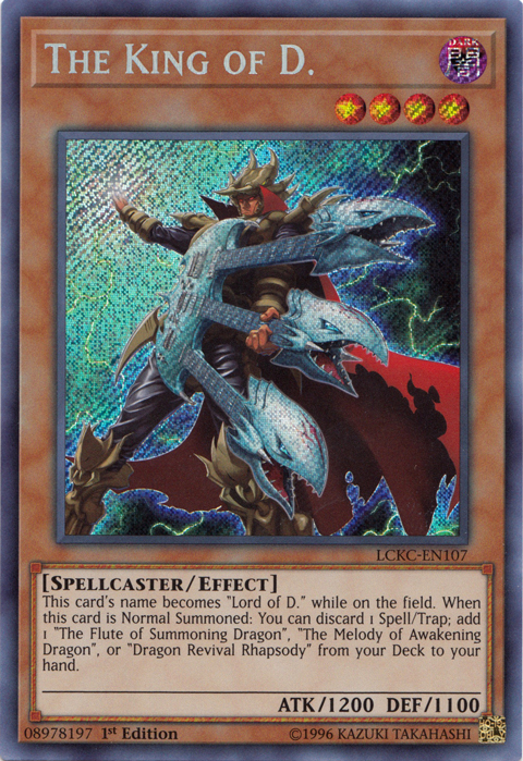 The King of D. [LCKC-EN107] Secret Rare | L.A. Mood Comics and Games