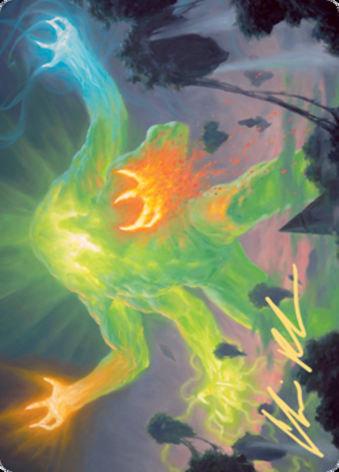 Omnath, Locus of Creation Art Card (Gold-Stamped Signature) [Zendikar Rising Art Series] | L.A. Mood Comics and Games