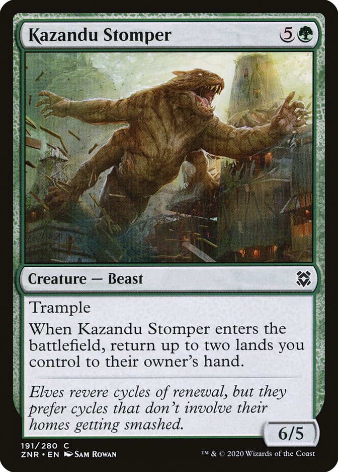 Kazandu Stomper [Zendikar Rising] | L.A. Mood Comics and Games