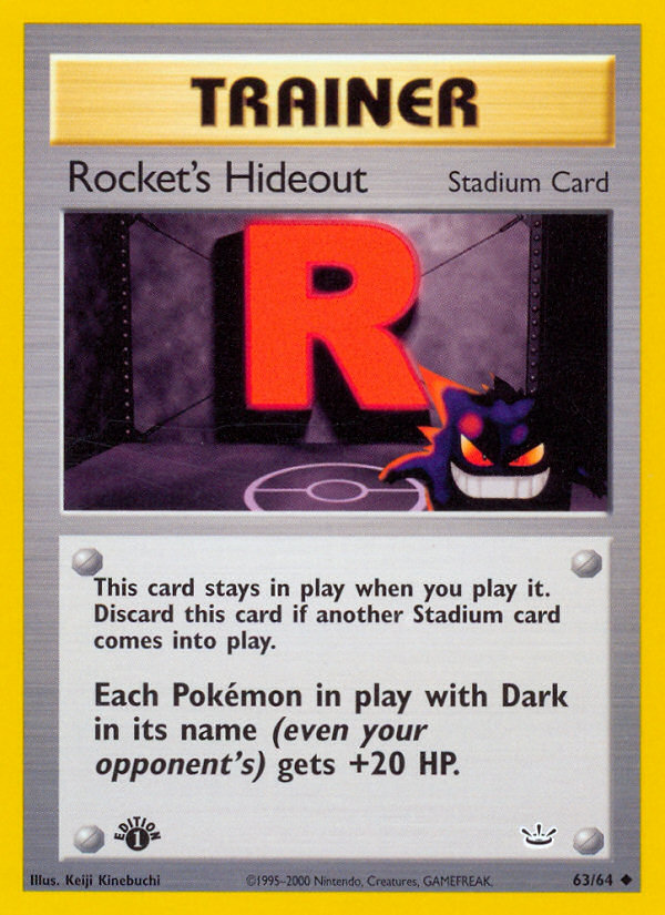 Rocket's Hideout (63/64) [Neo Revelation 1st Edition] | L.A. Mood Comics and Games