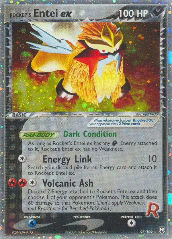 Rocket's Entei ex (97/109) [EX: Team Rocket Returns] | L.A. Mood Comics and Games