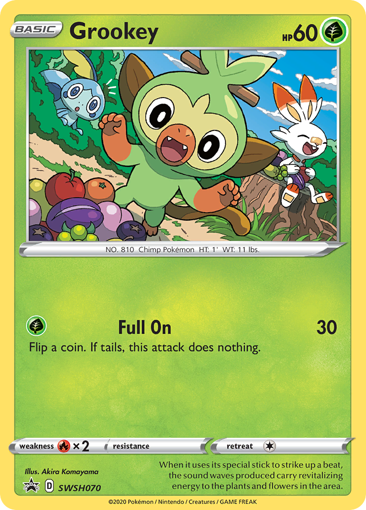 Grookey (SWSH070) [Sword & Shield: Black Star Promos] | L.A. Mood Comics and Games