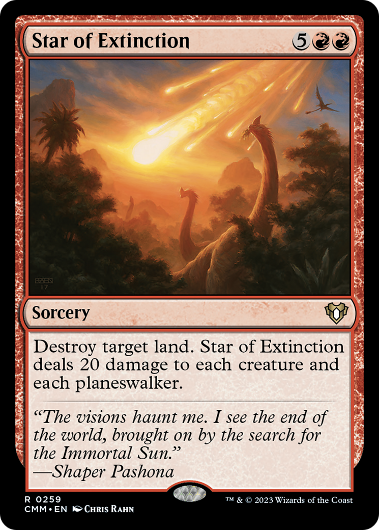 Star of Extinction [Commander Masters] | L.A. Mood Comics and Games