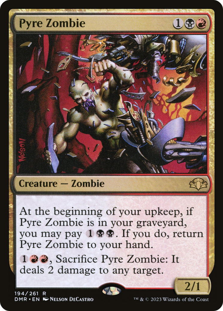 Pyre Zombie [Dominaria Remastered] | L.A. Mood Comics and Games