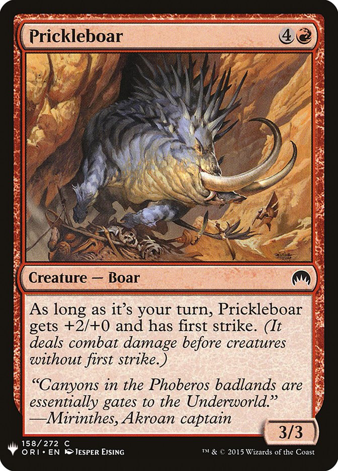 Prickleboar [Mystery Booster] | L.A. Mood Comics and Games