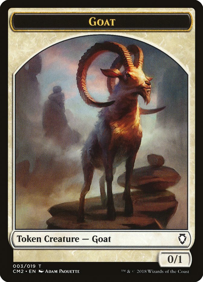 Goat Token [Commander Anthology Volume II Tokens] | L.A. Mood Comics and Games
