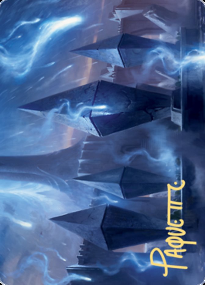 Sea Gate Restoration Art Card (Gold-Stamped Signature) [Zendikar Rising Art Series] | L.A. Mood Comics and Games