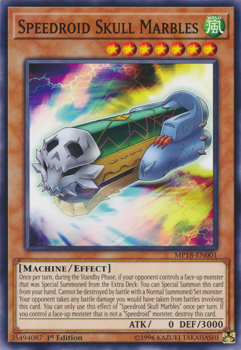 Speedroid Skull Marbles [MP18-EN001] Common | L.A. Mood Comics and Games