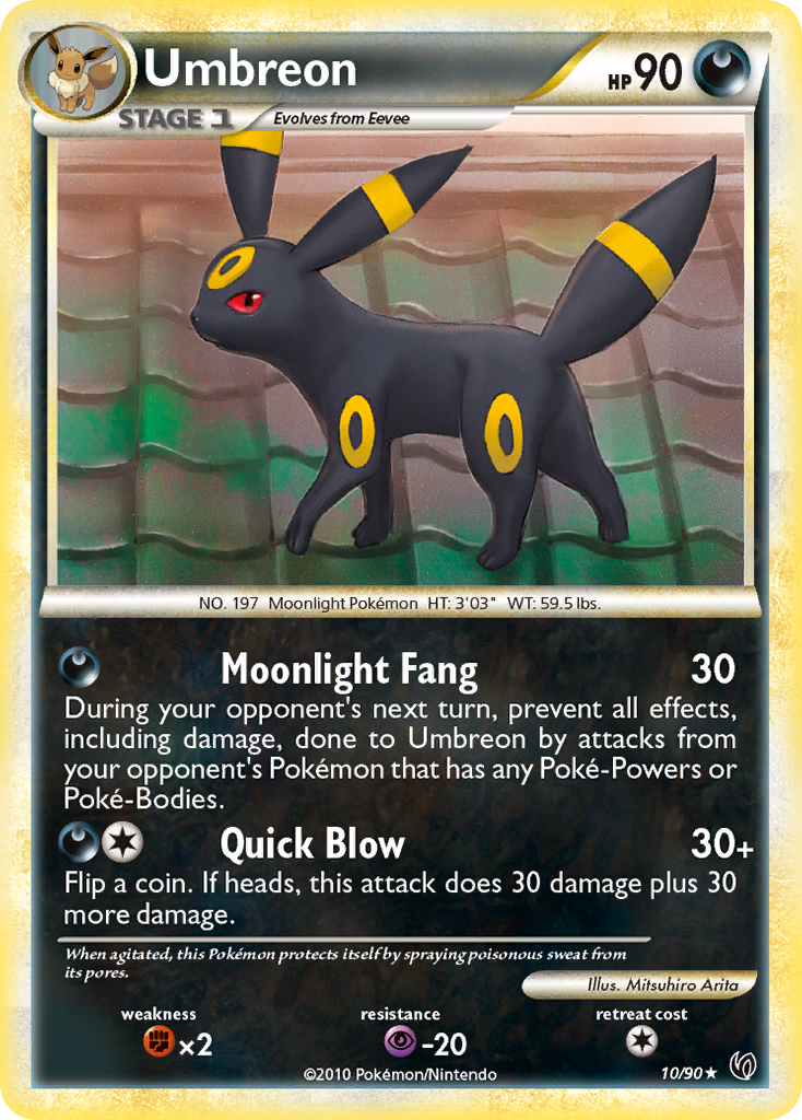 Umbreon (10/90) [HeartGold & SoulSilver: Undaunted] | L.A. Mood Comics and Games