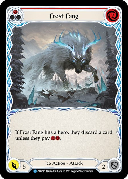 Frost Fang (Red) [OLD013] (Tales of Aria Oldhim Blitz Deck)  1st Edition Normal | L.A. Mood Comics and Games