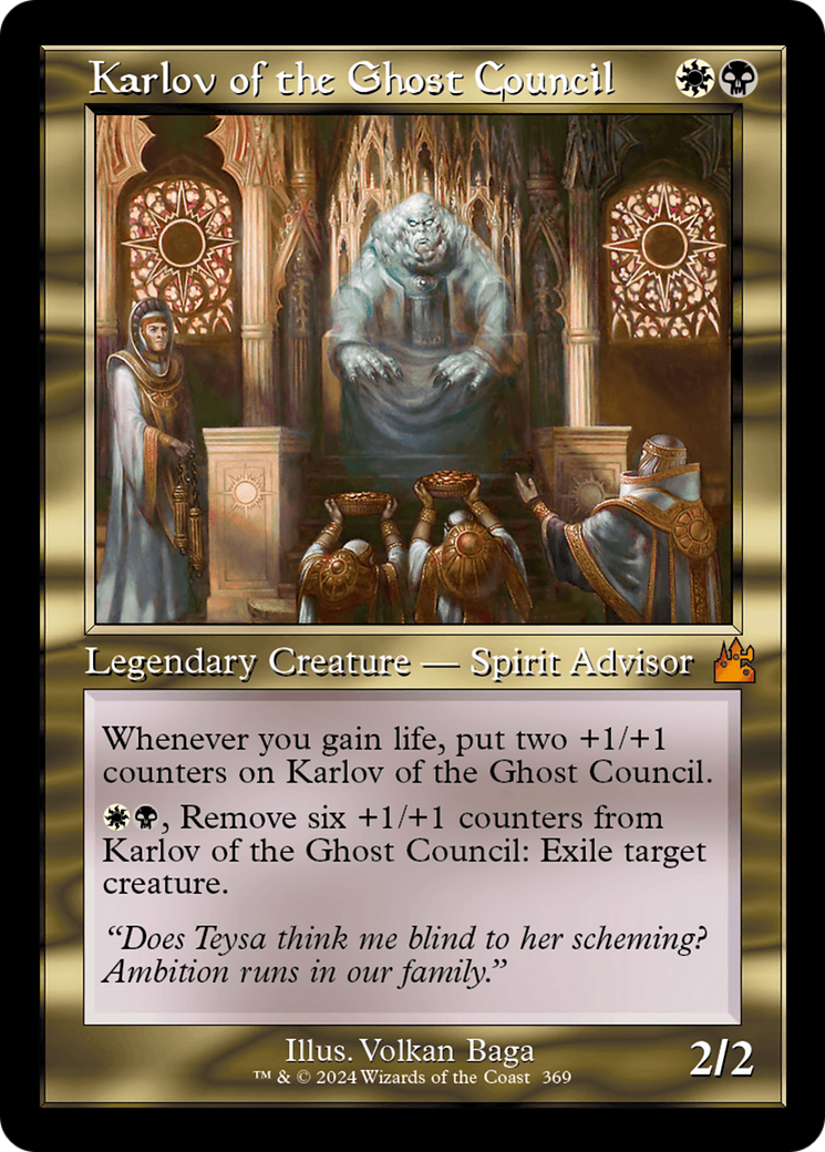 Karlov of the Ghost Council (Retro Frame) [Ravnica Remastered] | L.A. Mood Comics and Games