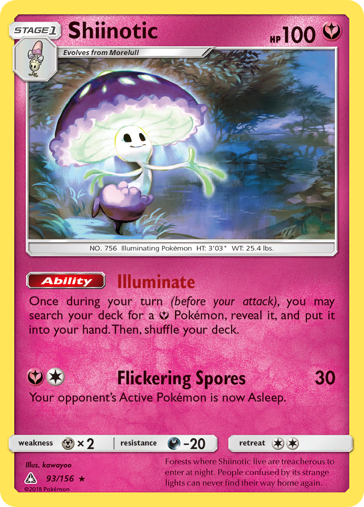 Shiinotic (93/156) [Sun & Moon: Ultra Prism] | L.A. Mood Comics and Games