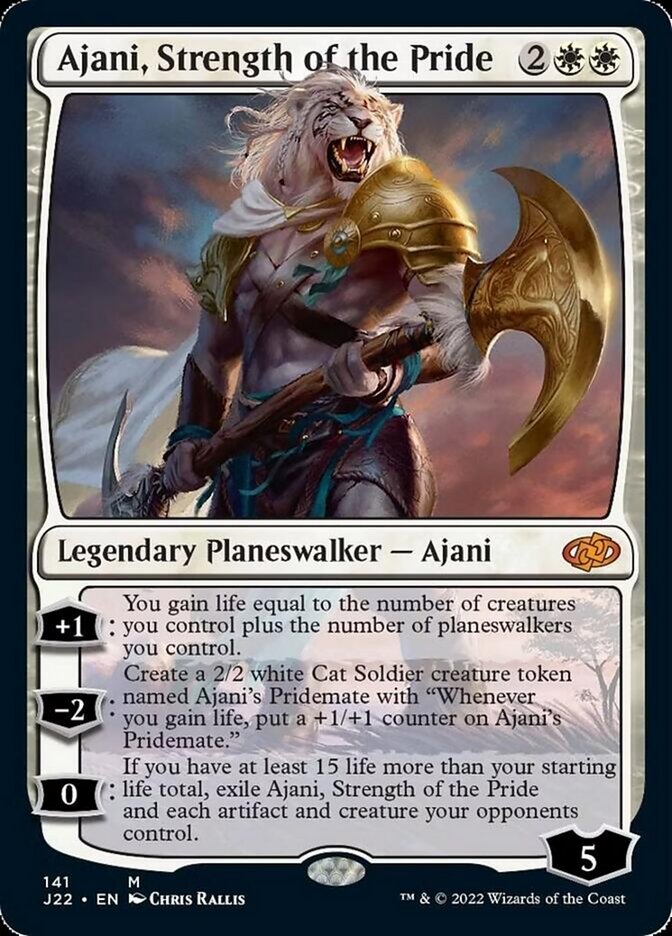 Ajani, Strength of the Pride [Jumpstart 2022] | L.A. Mood Comics and Games