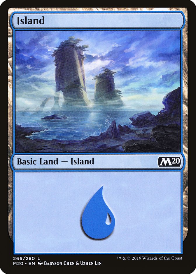 Island (266) [Core Set 2020] | L.A. Mood Comics and Games