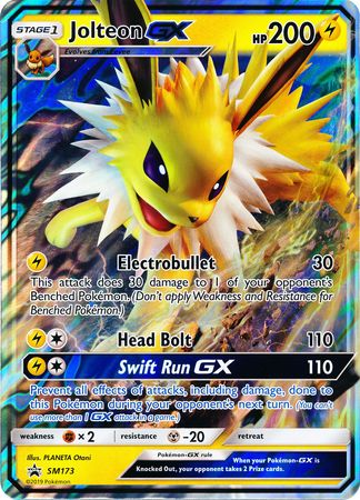 Jolteon GX (SM173) (Jumbo Card) [Sun & Moon: Black Star Promos] | L.A. Mood Comics and Games